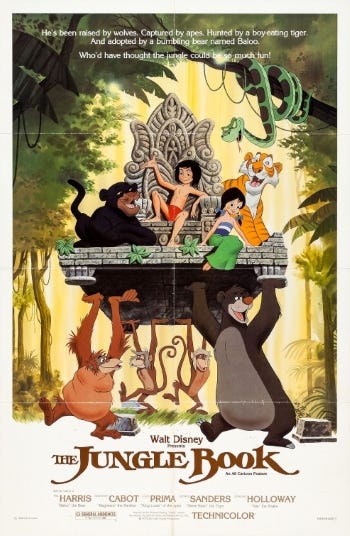 Theatrical re-release poster for The Jungle Book
