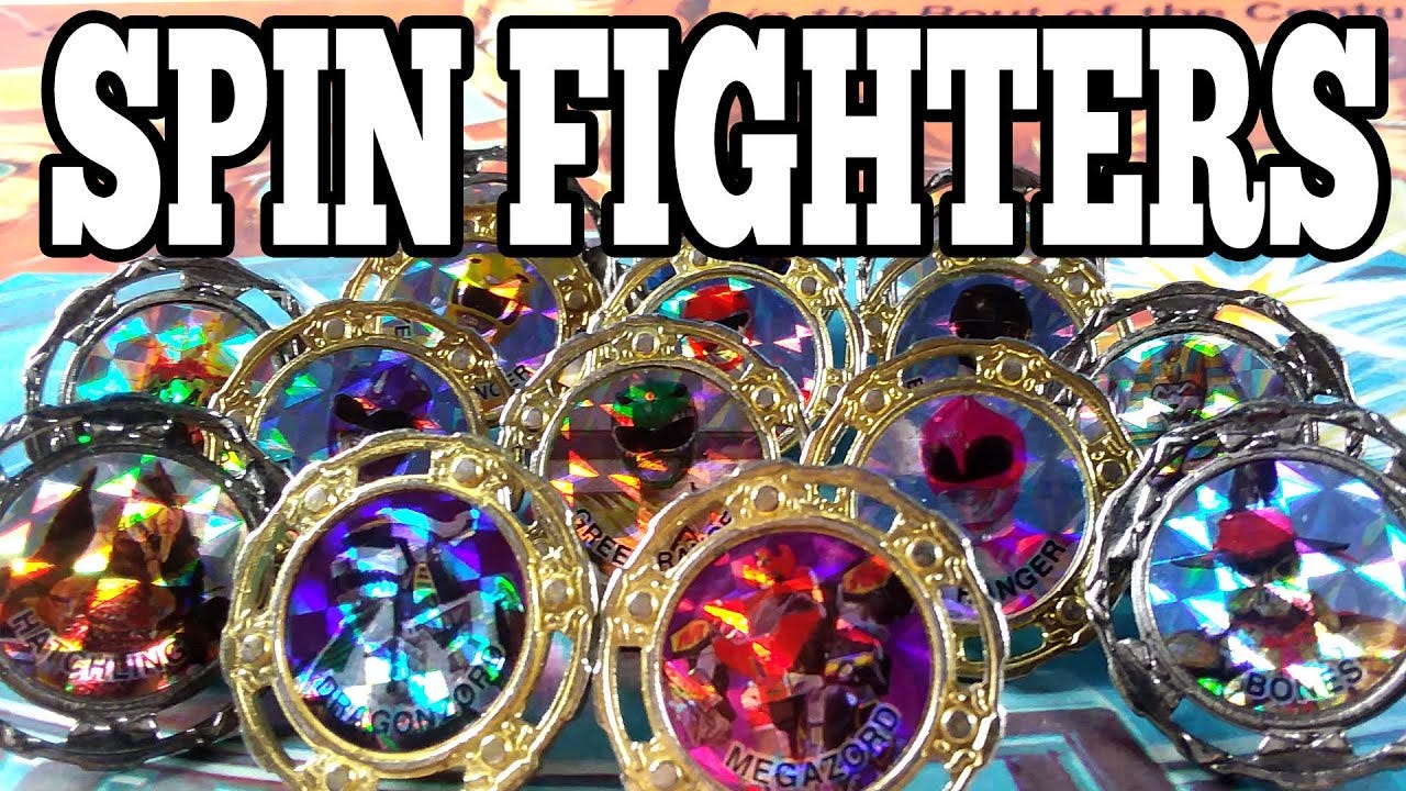 Power Rangers Spin Fighters Series 1 Complete - YouTube