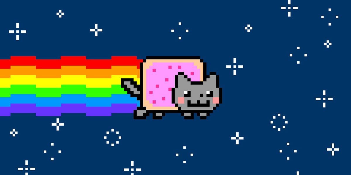 Nyan Cat is being sold as a one-of-a-kind piece of crypto art - The Verge