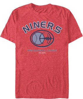 Fifth Sun Men's Star Trek Niners DS9 Baseball League T-Shirt