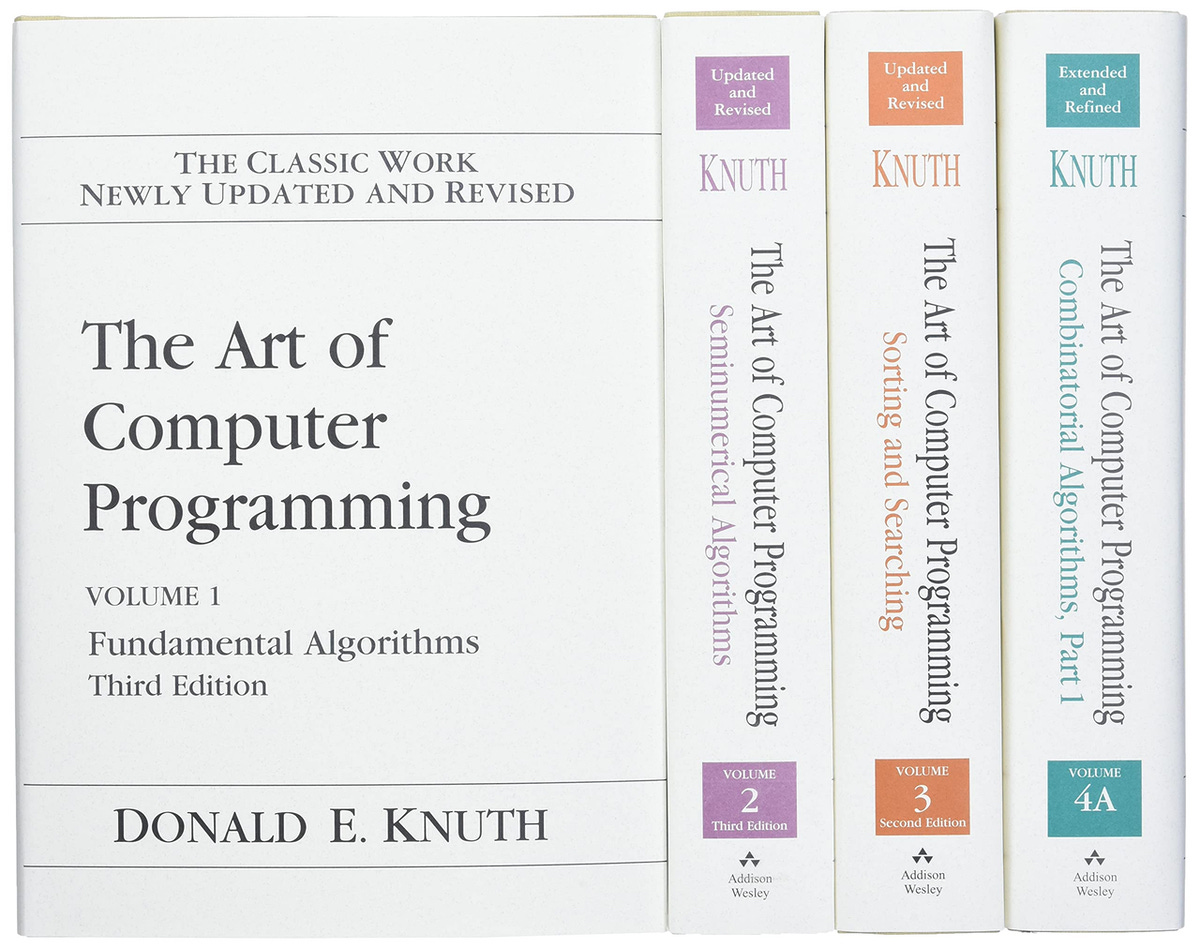 The Art of Computer Programming is like the Bible for programmers. A timeless series covering data structures and algorithms.