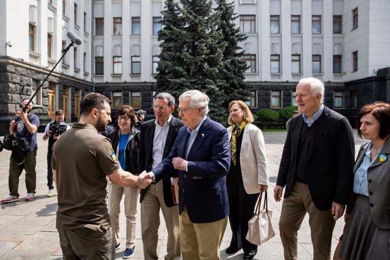 McConnell leads GOP delegation to meet with Zelenskyy in Ukraine
