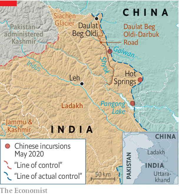Image result for economist india-china