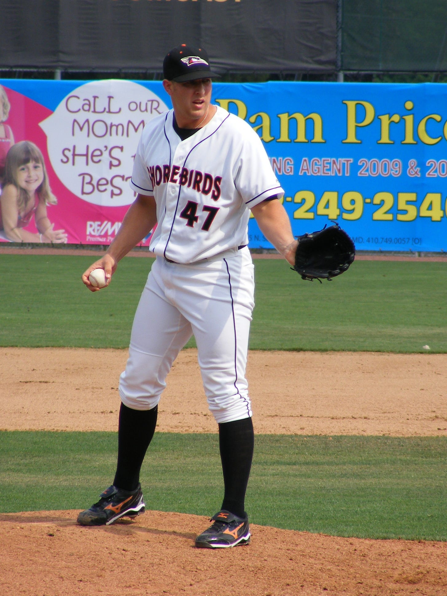 James Brandhorst stands and delivers to close out the first half against Lexington.