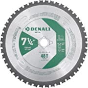 Amazon Brand - Denali 7-1/4-Inch, 48-Tooth Metal-Cutting Circular Saw Blade, 5/8-Inch Arbor, Opens in a new tab