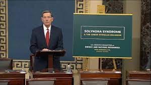 John Barrasso - Solyndra Syndrome | Facebook | By John Barrasso | Spoke on  the Senate floor on how my investigative report, “The Solyndra Syndrome &  the Green Stimulus Delusion”, finds the Biden administration's green...