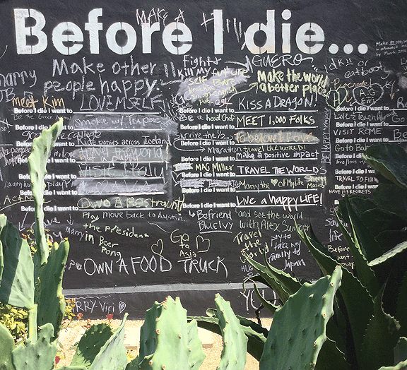 Art in Austin: Before I Die