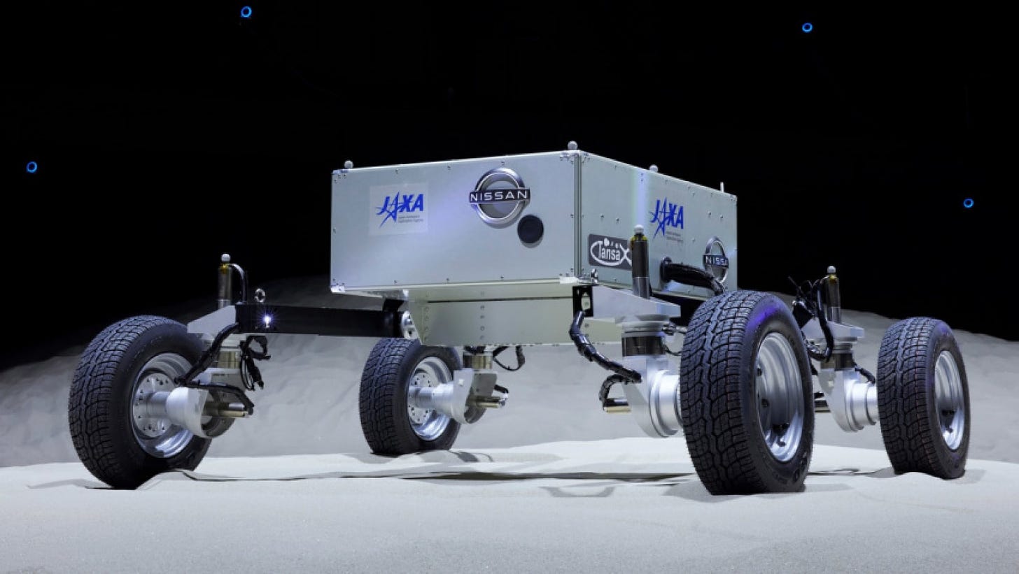 nissan lunar rover concept unveiled as part of jaxa collaboration