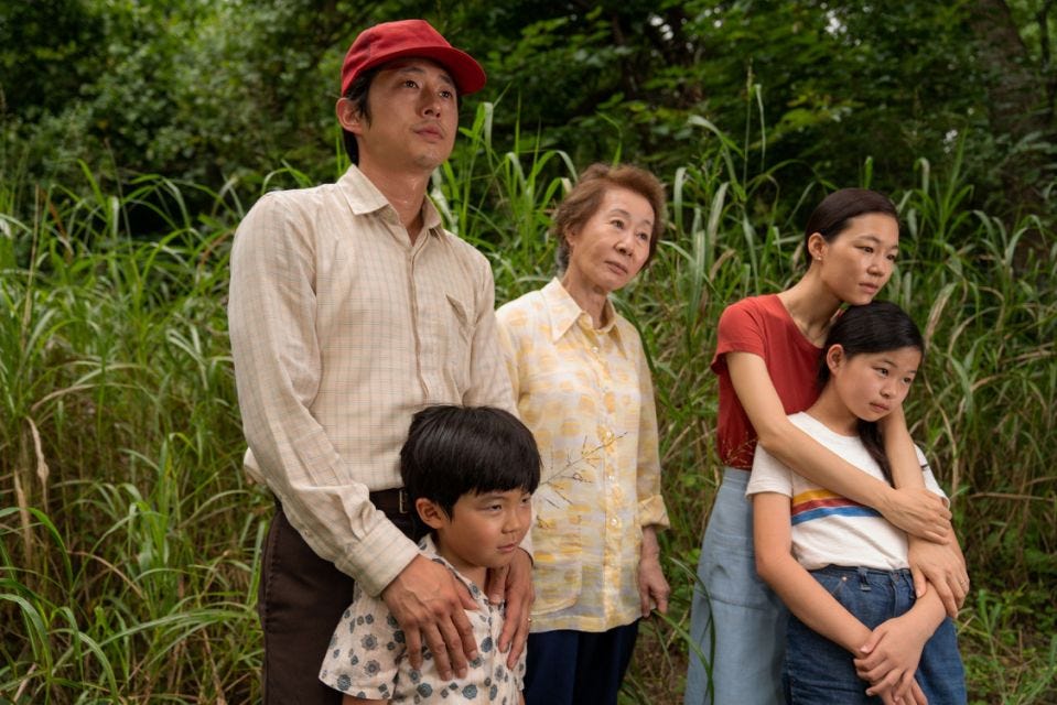 <p>Expect to hear everyone talking about <em>Minari</em> come award season. The sweet film about a Korean-American family who moves to a small farm in Arkansas is a masterpiece from director and writer Lee Isaac Chung, who partially based it on his own childhood. If you miss the movie's limited release—it comes out December 11—don't stress because the wide release isn't until February 12, 2021.</p> <p><em>In limited theaters on December 11</em></p>