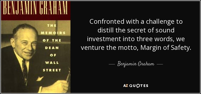 Benjamin Graham quote: Confronted with a challenge to distill the secret of  sound...