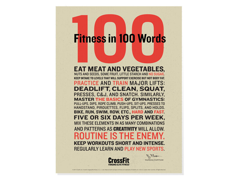 Fitness in 100 words as defined by CrossFit founder Greg Glassman.