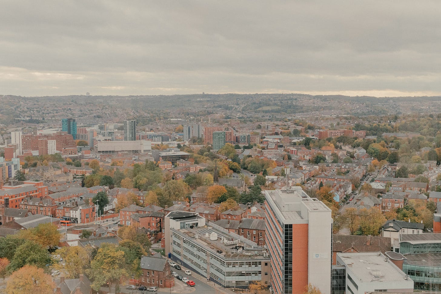 View of Sheffield from the Arts Tower