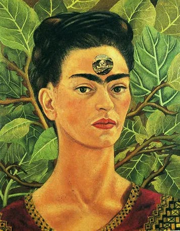 Thinking About Death by Frida Kahlo