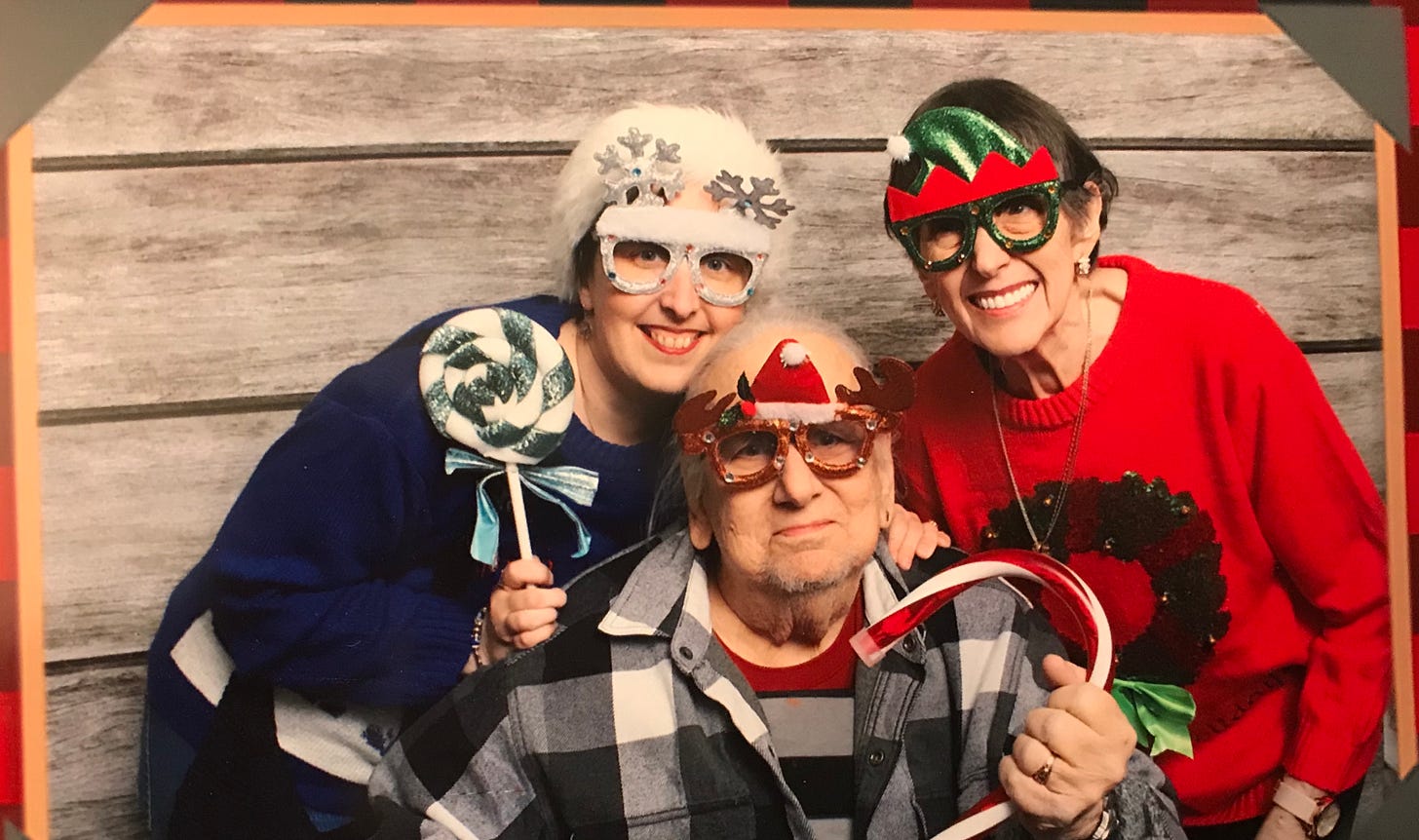 Holiday themed family photo