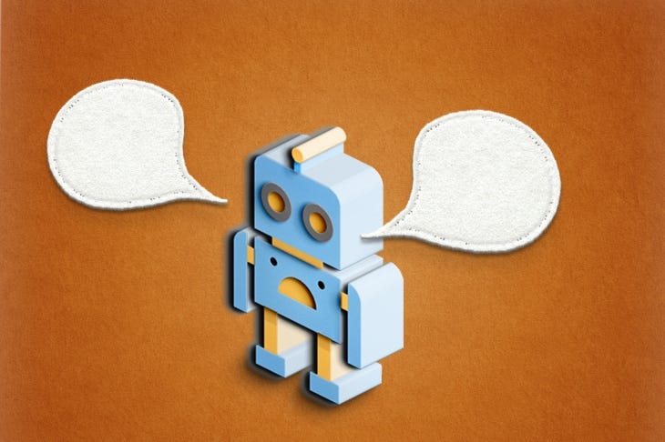 Artificial Intelligence - Chatbot concept