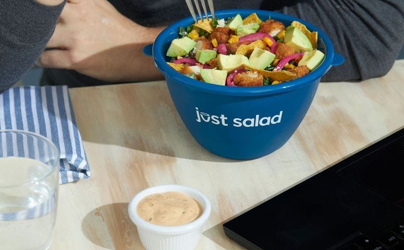 Just Salad handout