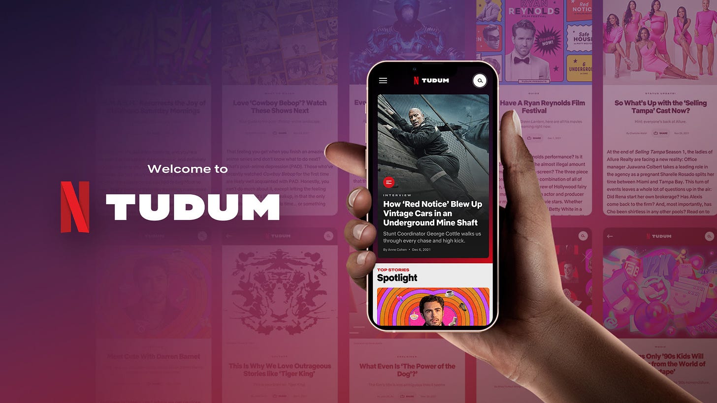 Meet Tudum — Your Backstage Pass to the Netflix Stories You Love