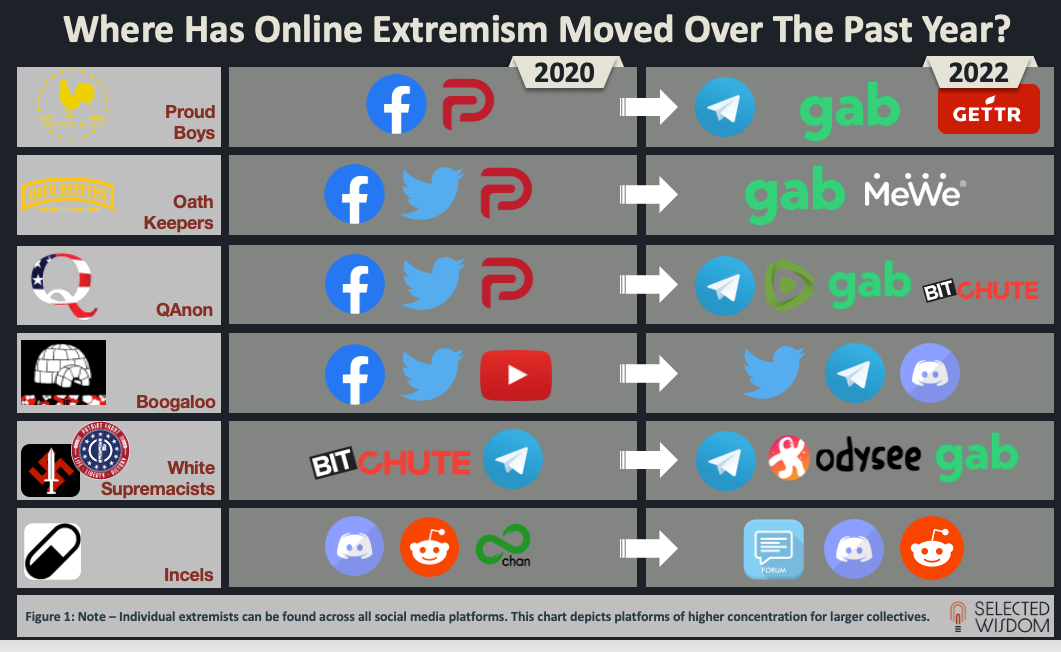 Following the Domestic Extremist Threat: Digital Deplatforming in