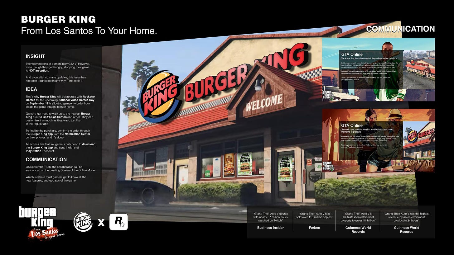Burger King: From Los Santos To Your Home