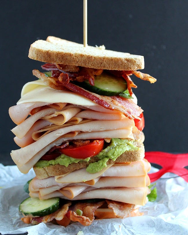 Spicy California Turkey Club Sandwich - Dash Of Evans