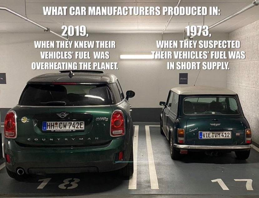New vs old Mini Cooper : r/fuckcars