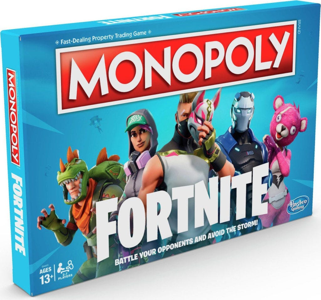 Hasbro's Fortnite Monopoly