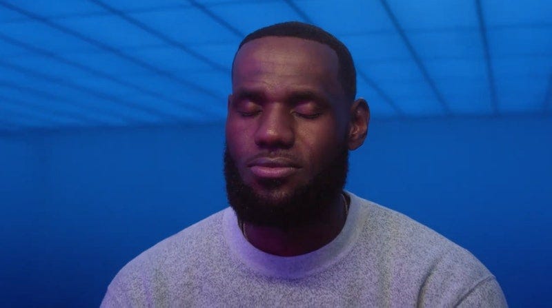 LeBron James Partners With Calm To Show That Mental Fitness Is As Important  As Physical Fitness