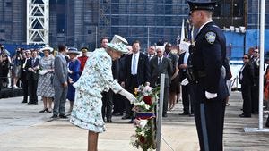 Elizabeth II commemorating the September 11 attacks