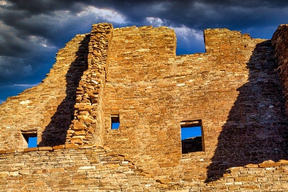 Pueblo Bonito Chaco Canyon Anasazi Ruin Ancestral Puebloans | Etsy