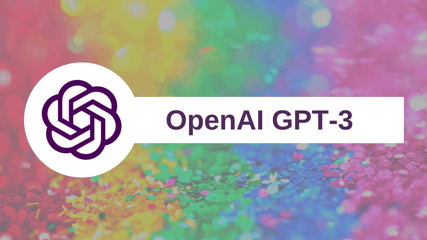 Imagem com o o logo da OpenAI GPT-3