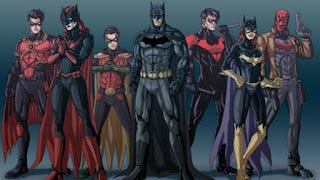 Batman with partners and sidekicks