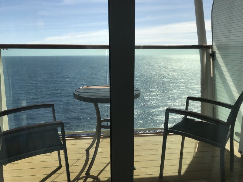 ocean view balcony cabin