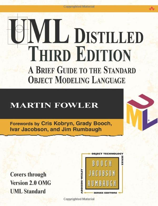 UML Distilled: A Brief Guide to the Standard Object Modeling Language  (Addison-Wesley Object Technology Series) : Martin, Fowler: Amazon.es:  Libros