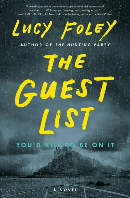 Cover of the book 'The Guest List' by Lucy Foley