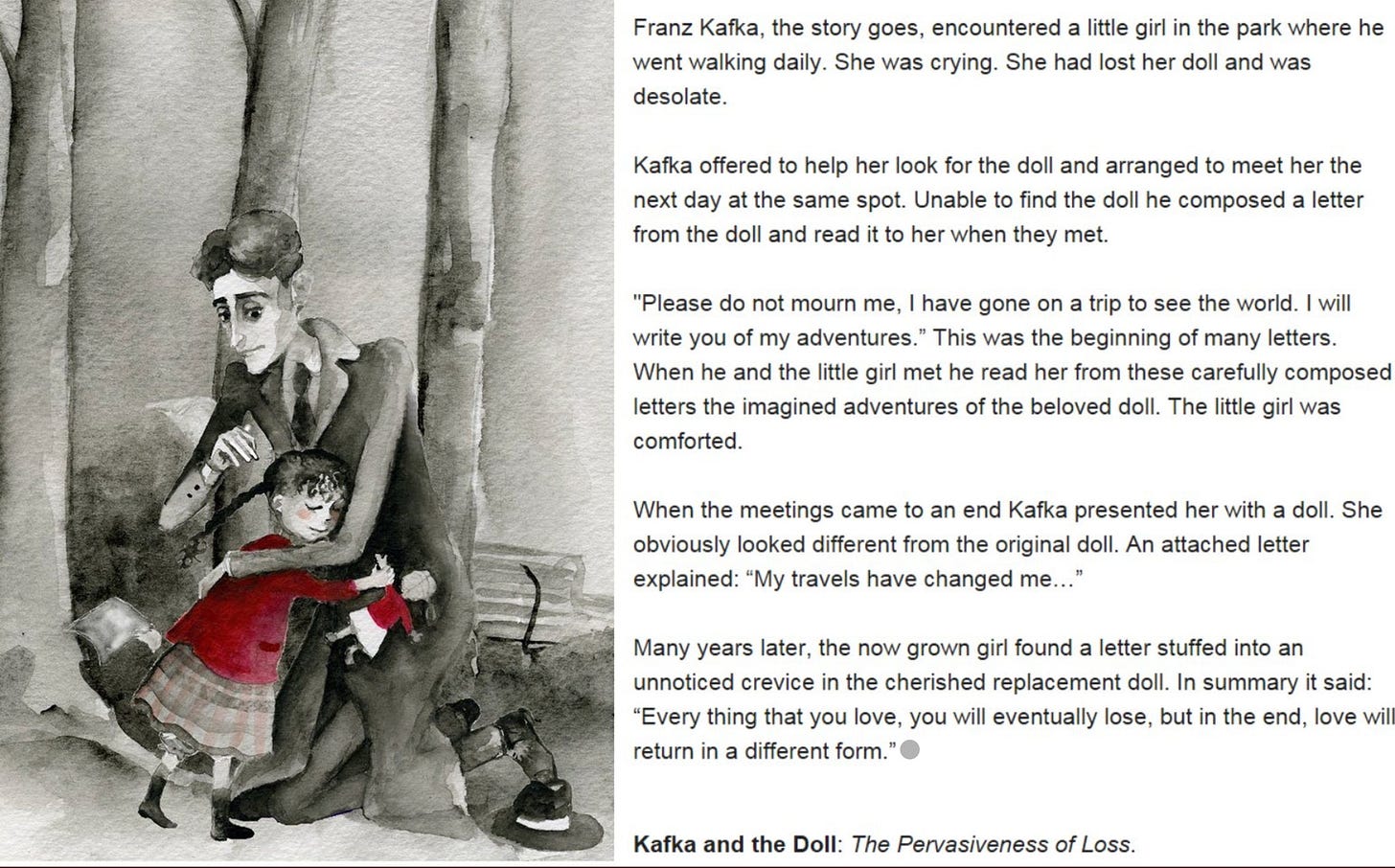 Kafka and the doll
