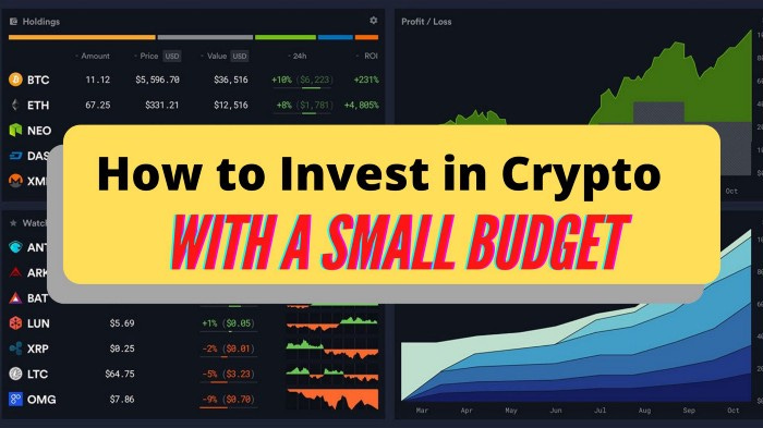 How to invest in crypto with a small budget