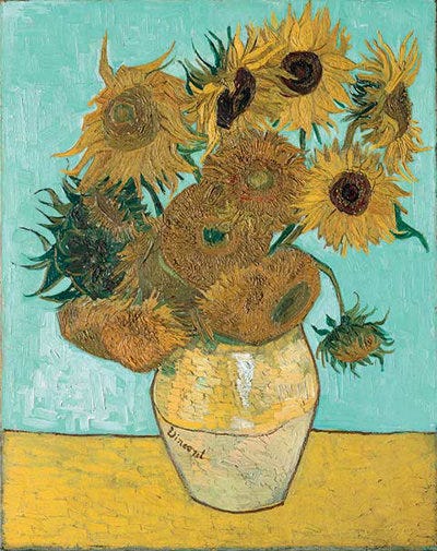 Vincent van Gogh, Zonnebloemen, 1888, Neue Pinakothek, München