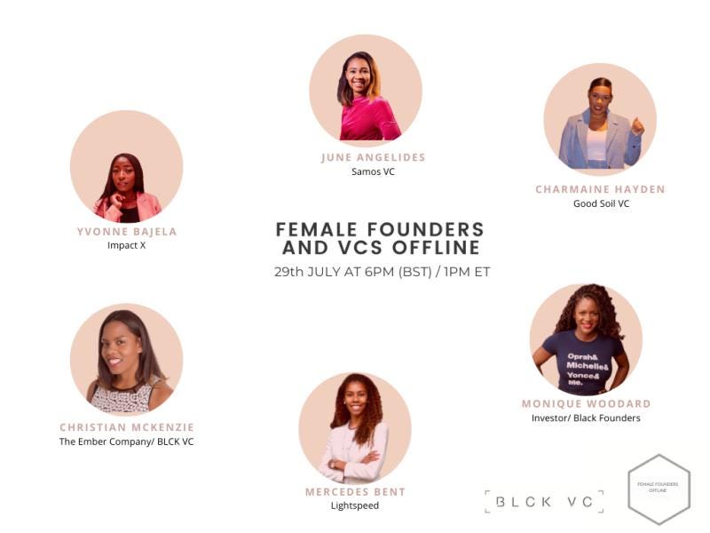 BLCK VC Female Founders and VCs Offline