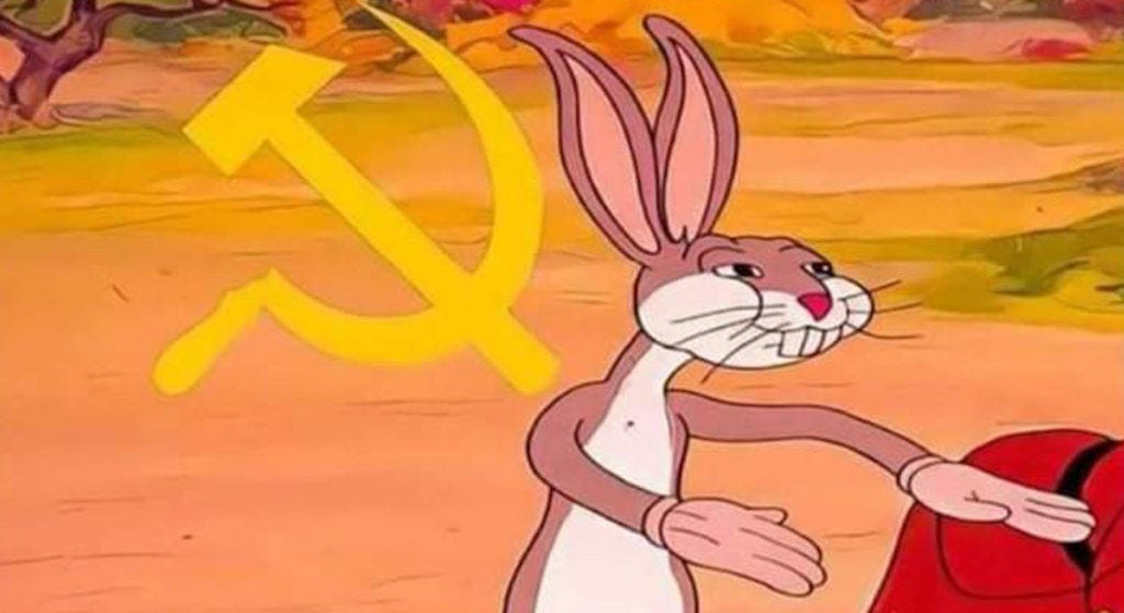 El origen y los mejores memes de Bugs Bunny comunista: "Tenemos"
