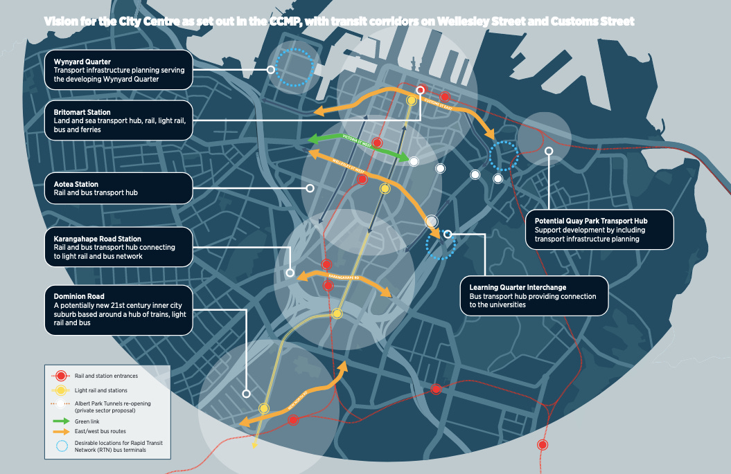 Auckland's plans for buses in the City Centre, including new and improved east-west routes across the city centre