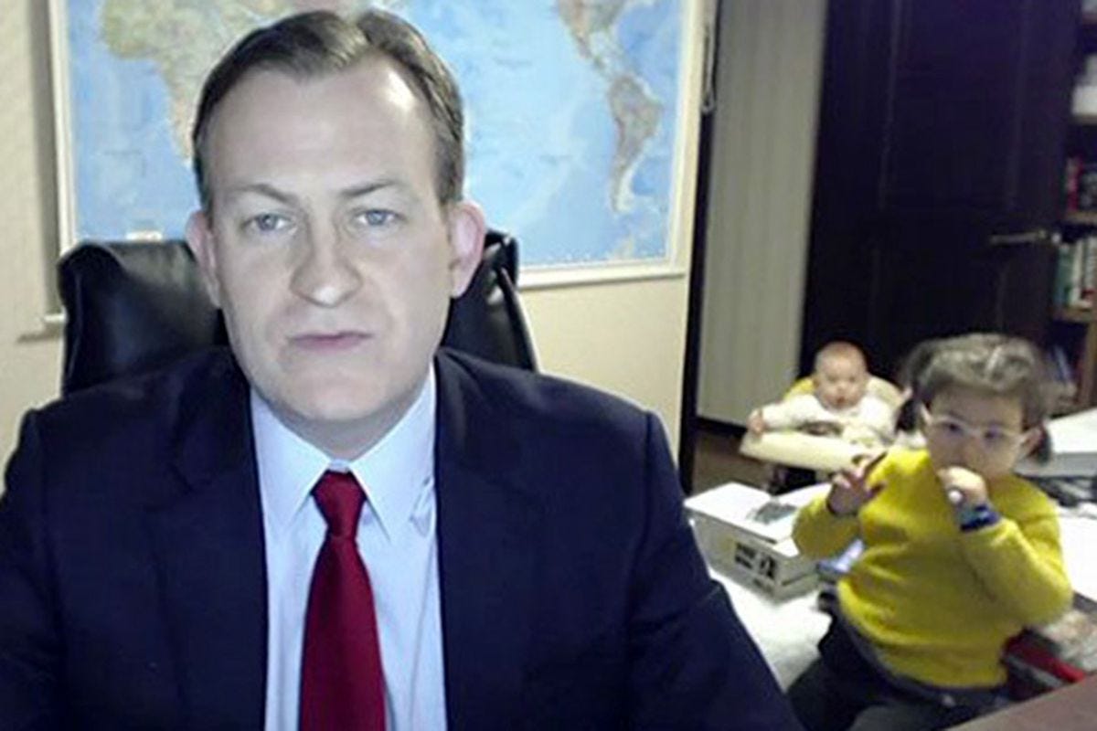 BBC Dad, the OG of interrupted work-from-home calls, is back with the kids  - The Verge