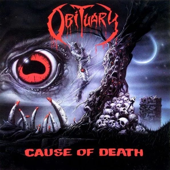 Cover art for Cause of Death by Obituary