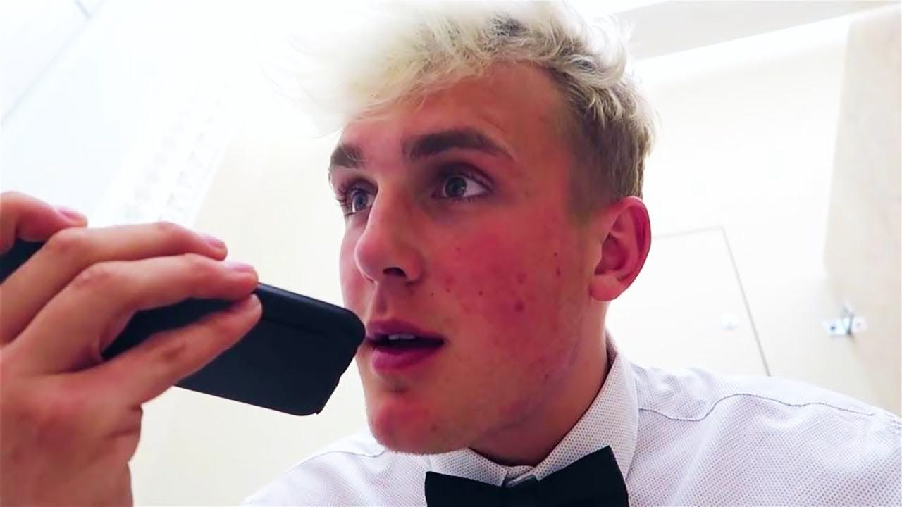 Image result for jake paul with phone"