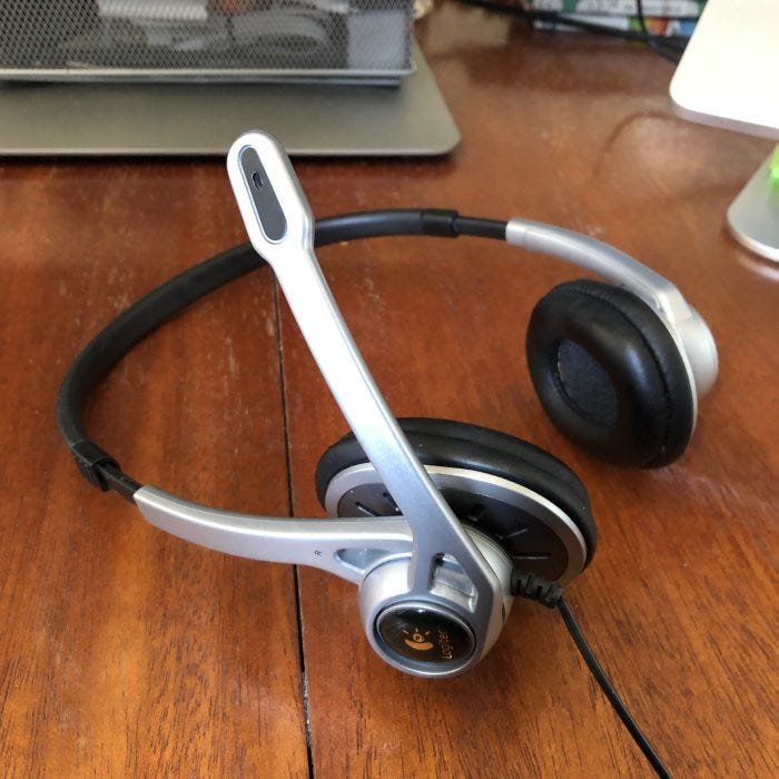 Old Logitech Wired Headset