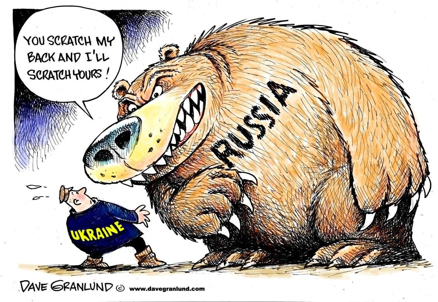 Granlund cartoon: Russia and Ukraine | Article | hannibal.net