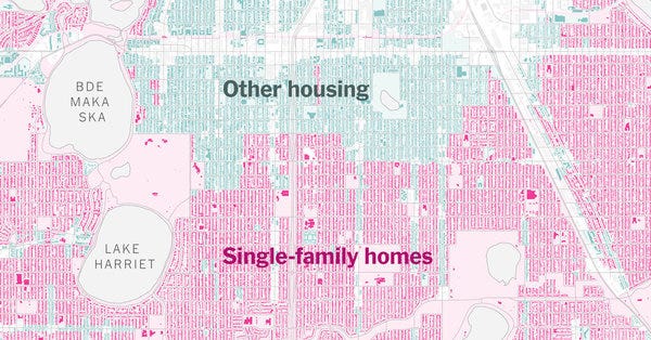 Cities Start to Question an American Ideal: A House With a Yard on Every Lot 