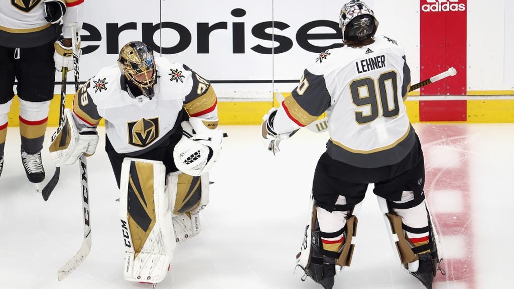 Golden Knights view goalie situation with Fleury, Lehner as top priority
