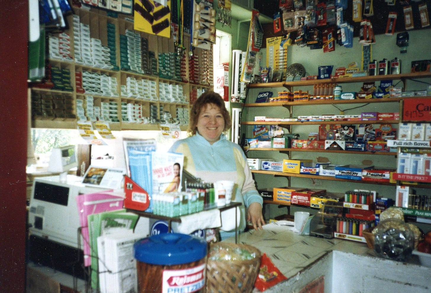 Cashier at Phil's Market