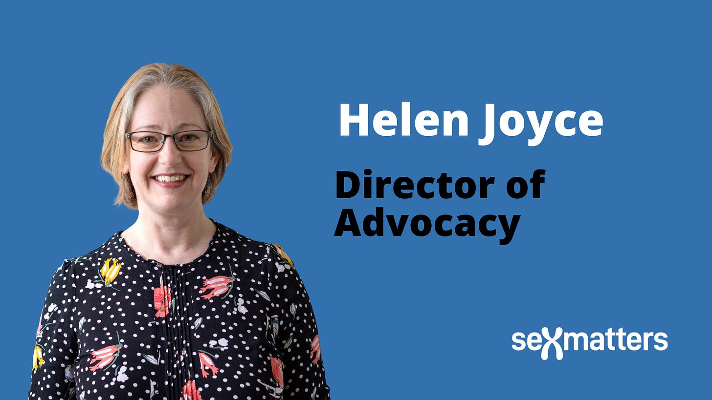 Helen Joyce, Director of Advocacy