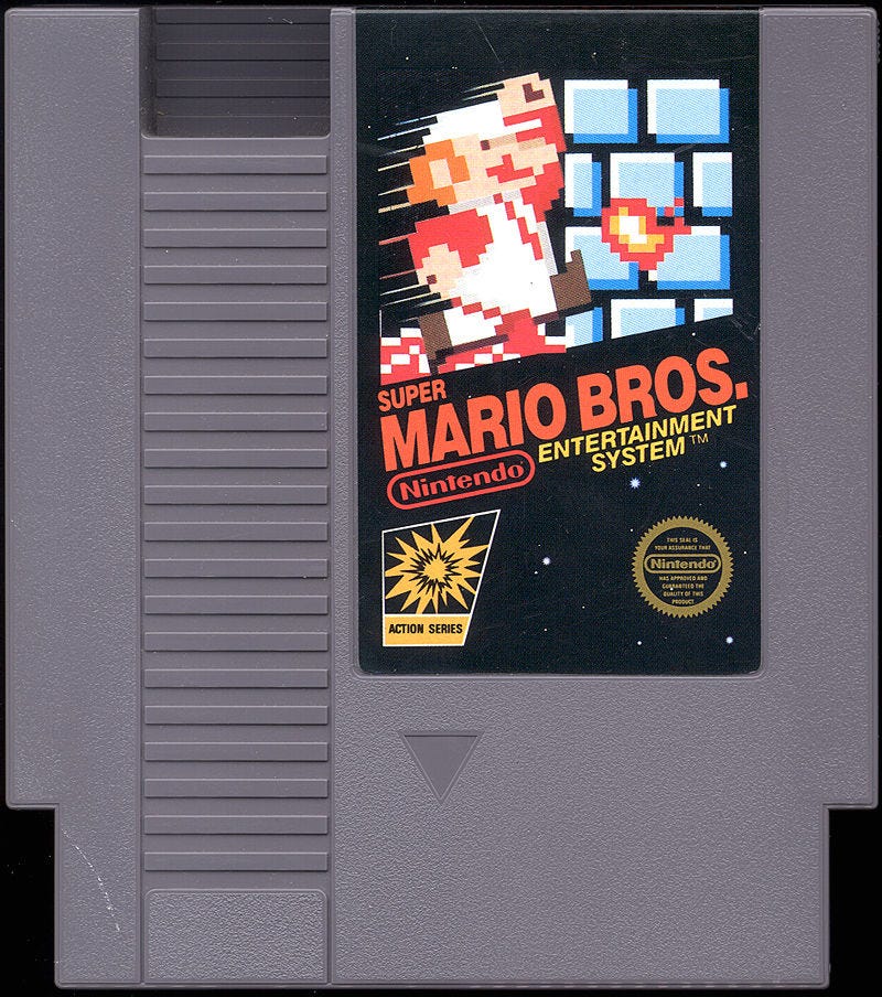 Super Mario Bros. (1985) NES box cover art - MobyGames